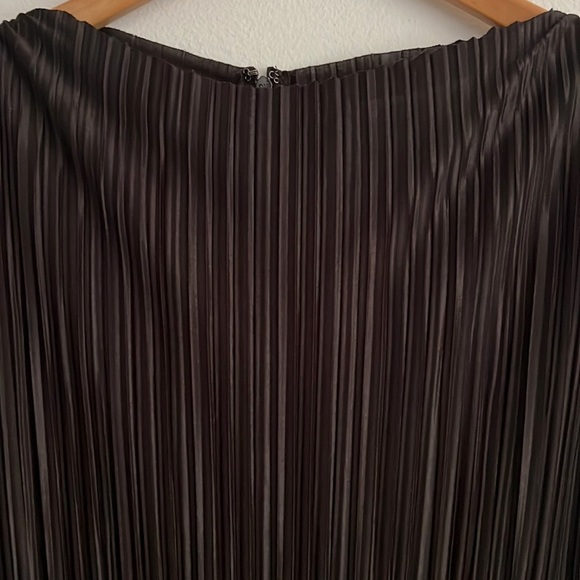 Tojhà Chante Tunic Pleated Black Mini Dress Long Sleeve - Picture 8 of 16